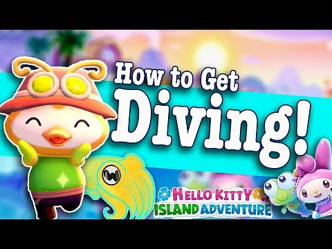How to Dive in Hello Kitty Island Adventure - Unlocking the Snorkle