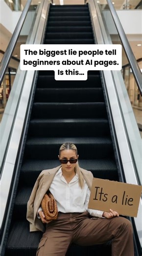 A lot of people want to start an AI page. They just keep waiting for the right time. ⏳ Waiting until they understand everything. Waiting until they feel ready. Waiting until it feels less confusing. But here’s the truth… Most of the pages you see growing right now didn’t start because everything was perfect. They started because someone decided to try. 🤖 And once you actually start building, everything becomes clearer. The tools. The content. The direction. If you’ve been thinking about startin