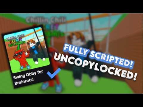 🕸️🧠 (UNCOPYLOCKED) Swing Obby for Brainrots! | Roblox Studio (2026)