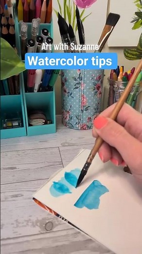 Watercolor for beginners 💦 Tips #art #watercolor #watercolorpainting