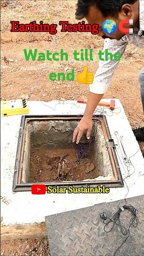 How to test the Earthing resistance of earthing chamber?E.R.T testing|Meco ERT M/C #shorts