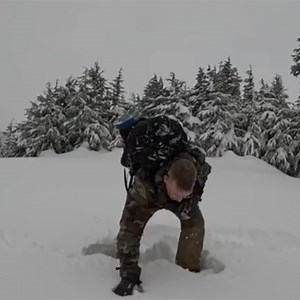 A craftman build shelters to use snow #camping #campingtrip #campingfun | Camping Mood | Facebook
