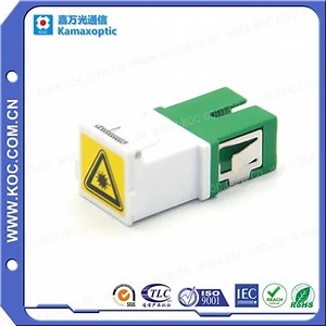 [Hot Item] Sc/APC Optical Fiber Adapter with Shutter