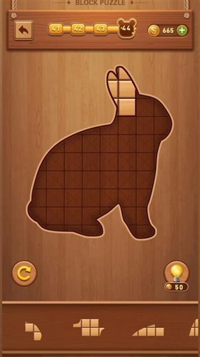 ✨ Most Relaxing Rbbit 🐇 Shape Filling Challenges! | Satisfying Block Puzzle game #games #puzzle