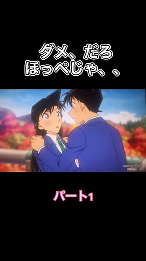 このシーン何回見てもドッキドキするわ‥ #名探偵コナン #conan #コナン #新一 #蘭 #紅の修学旅行