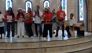 At the moment...at Ingleburn Holy Family Church... Annual inter-choir Christmas Presentation of Ingleburn and Minto... With the CFCA Ingleburn Choir group & Handmaids of The Lord under the leadership of sis Grace Jacinto , and guitarist Arlene Salinda and drum, Rod Carino ... thank you to everyone with the participation of Lilibeth Maria Gimotea ... | Gina Acierto