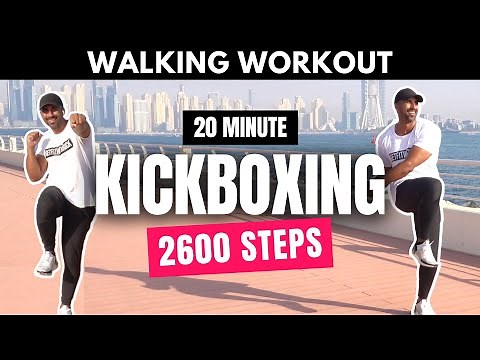 Cardio Kickboxing Walking Workout | 20 Minute Low Impact