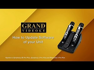 How to Update Software on Grand Videoke