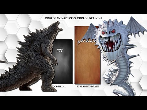 King of Monsters Vs. King of Dragons (power levels) | httyd | godzilla