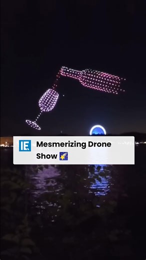 318K views · 2.8K reactions | This drone light show proves there is no limit to what you can do with drones. | Interesting Engineering | Facebook