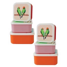 Portico Designs Set of 6 Emily Brooks Nested Snack Pots