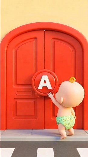 ABC Song for Kids (A-D) | Fun Alphabet Nursery Rhyme | ABCD Learning Song #abcd #kidssongs #shorts