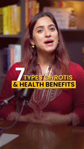 433K views · 3.3K reactions | Every roti has its own nutritional value, and knowing their calories can help you make better choices! Calories per roti (approx 40g each): ✅ Whole Wheat Roti – 120 kcal ✅ Jowar Roti – 100 kcal ✅ Makka Roti – 110 kcal ✅ Ragi Roti – 90 kcal ✅ Bajra Roti – 105 kcal ✅ Besan Roti – 115 kcal ✅ Oats Roti – 95 kcal Which one is your favorite? | Gunjan Shouts | Facebook