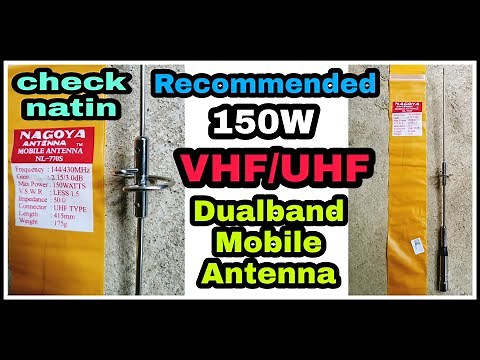 Nagoya NL-770S Mobile Antenna | VHF/UHF | SWR CHECK | Recommended | Good for mobiling