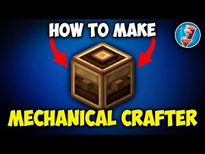 How to Make a Mechanical Crafter in Create Mod for Minecraft