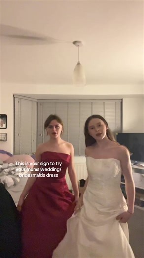 Try Your Mum's Wedding Dress for Prom Night