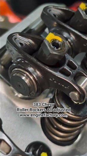 383 Chevy #musclecarengines Roller Rockers All adjusted