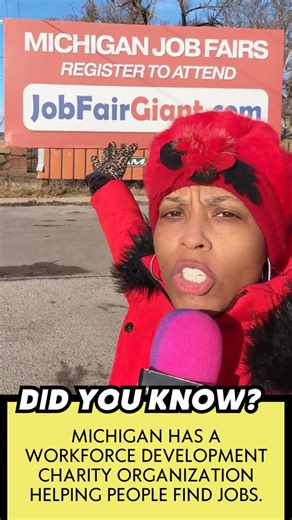 Did you know? Michigan has a workforce development charity organization helping people find jobs. | Jobfairgiant.com