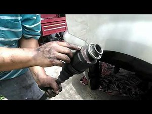 Honda pilot how to remove CV joint.(Axle rear......como quitar el eje o flecha (cv joint de atras