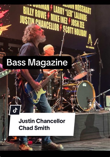 Justin Chancellor and Chad Smith: Rhythmic Power at Bonn Scott Tribute