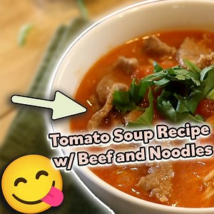 64K views · 2K reactions | Beefy Tomato Soup with Noodles! 數 | Souped Up Recipes | Facebook