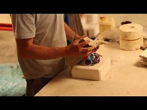 How to make a ceramic casting mould - shorter 10min version