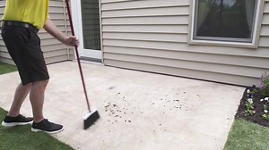 Vigoro 16 in. x 16 in. x 3/4 in. Black/Tan Blended Dual-Sided Rubber Paver (60-Pack) DCPV16TB60