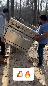 Butterfly chicken in our one of a kind pit master oven 5000 #cooking #chicken #outdoors #cabin #oven #fyp #viral | Drunkenmigos