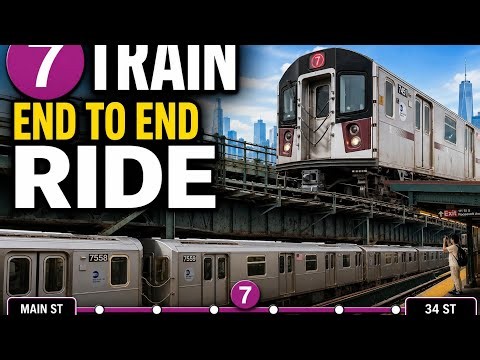The Complete 7 Train Experience | Every Open Station from End to End