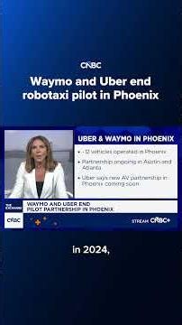 Waymo and Uber end robotaxi pilot in Phoenix