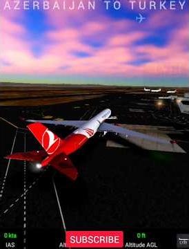 🇦🇿​Flying the GORGEOUS A350🇹🇷 #aviation #gaming #msfs #flightsimulator #viral #landing #turkey #reel