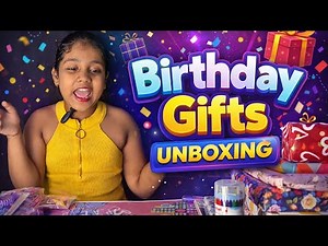 🎉 Birthday Gifts Unboxing | So Many Surprises! 🎁✨