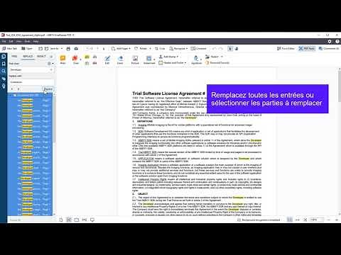 Comment Chercher et Remplacer du texte dans un PDF