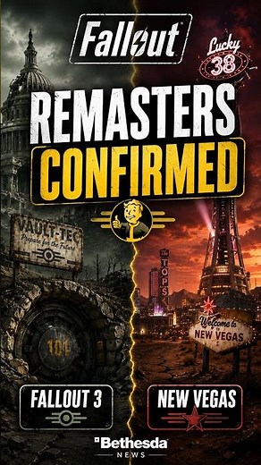 Fallout 3 & New Vegas Remasters Confirmed