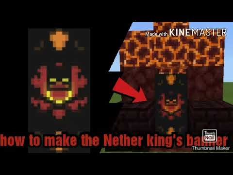 How to make the Nether king's banner in minecraft in rainimator's animations