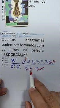 Combinatorics - Number of Anagrams #edutuber #mathematics #maths