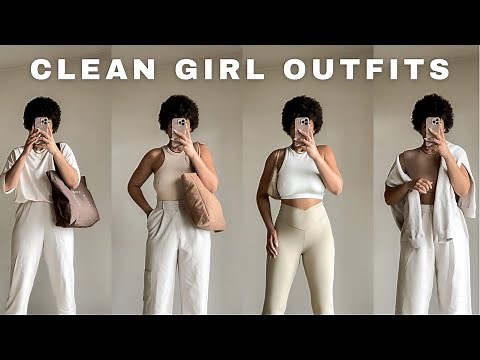 clean girl outfits + tips for how to dress like a clean girl