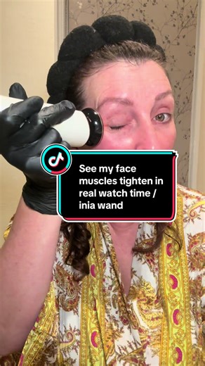 A home microcurrent facial toning. Same lighting, no filter. Device I’m using is linked in my TikTok Shop #microcurrent #facialtoning #tiktokshop ##inia @theinia.uk