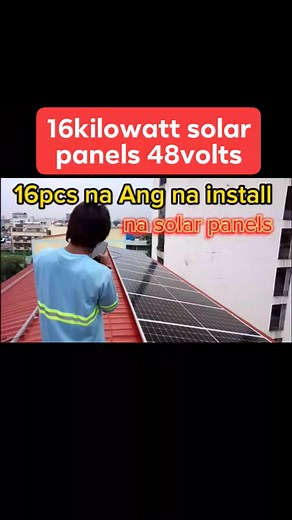 16kilowatts 48volts. #solarpv #solarsystem #SolarEnergy #installation #DIYSolarSetup #trendingreels #viralreels #reelsvideo #facebookreels #reelsviral | Jessie Abarquez