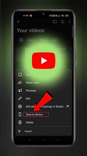 YouTube channel ka video gallery Mein Kaise save Karen | how to save YouTube video on gallery