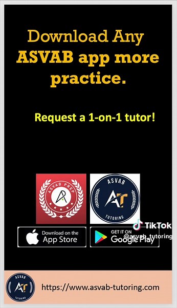 🧠 Challenge ASVAB Math Knowledge Question! 💥 Think you’ve got what it takes to solve this one? Test your skills with this tricky ASVAB Math Knowledge question — the kind that separates good scores from great ones. 🚀 Watch carefully, try it yourself, and comment your answer below! 👇 Let’s see who’s ready for test day! 💪 #ASVAB #ASVABMath #ASVABTutoring #ASVABChallenge #MilitaryTestPrep