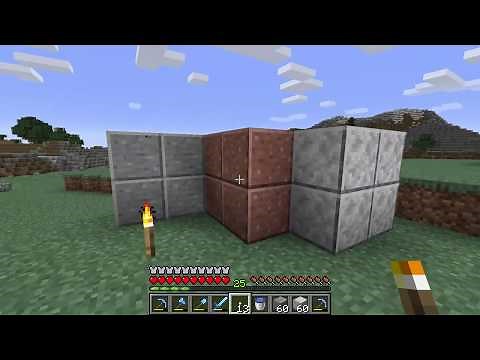 How to make Polished Granite, Diorite and Andesite guide - Minecraft