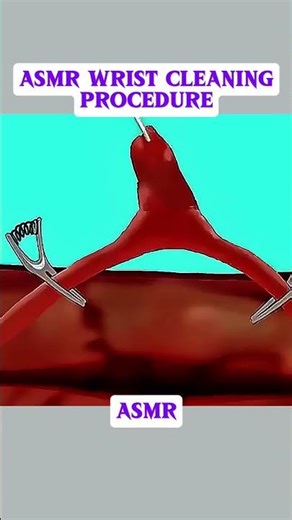 ASMR wrist cleaning procedure #asmrrelaxation #asmr #asmrfacetreatment #youtubeshorts #shorts