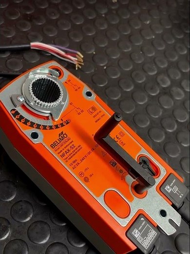 Belimo Spring Return Actuator installed on Regent Ball Valve