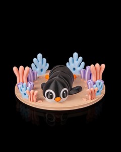 Penguin Keychain - Etsy