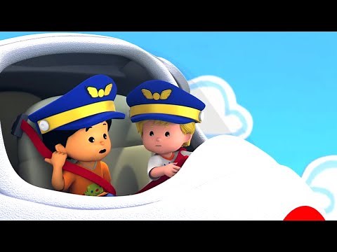 Come Fly with Us! ✈️ Little People | Cartoons for Kids | Videos for kids