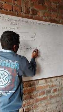 convert the temperature to Celsius scale....