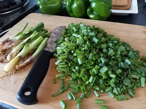How to Preserve and Clean Spring Onions | Preserve Green Onions | Cleaning Green Onions | Scallions