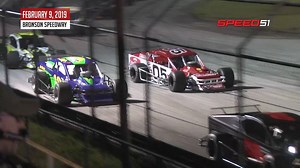 11K views · 50 reactions | VIDEO: The first Tour-type Modified clash of 2019 took place Saturday night at Bronson Speedway with Chuck Hossfeld, Jimmy Blewett, and Matt Hirschman all facing off in this 50-lap thriller. See the full race highlights on the Speed51 Network: https://speed51.com/video-highlights-kickoff-to-speedweeks-at-bronson-speedway-2/ | Racing America | Facebook