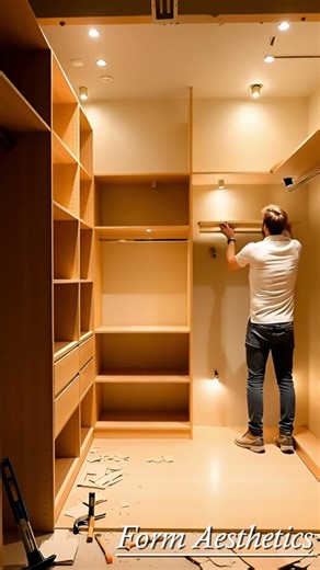 Luxury Walk-In Closet Renovation | Construction Stages | Before & After